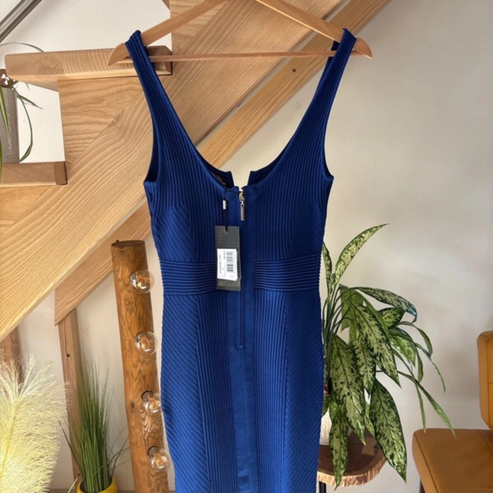 Marciano Blue Bodycon Cocktail Dress